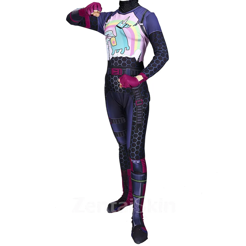 Second Skin Britt Bomber Cosplay Zentai Cosplay Costume Game Costume Stage Costumes Game