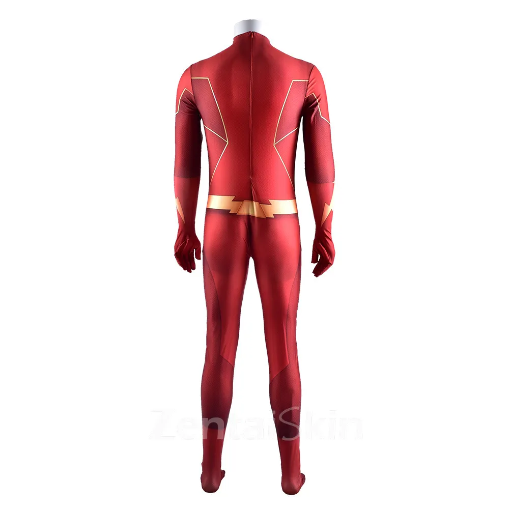 the Flash the Flash Costume Cosplay Zentai Skin Suit Halloween Costume