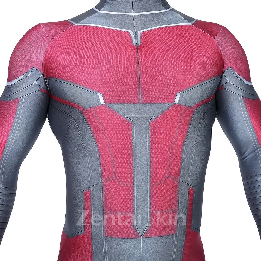 Second Skin Movie Ant-man Cosplay Zentai Costumes Halloween Cosplay Zentai Costume Anime Bodysuit Ant-man Costume