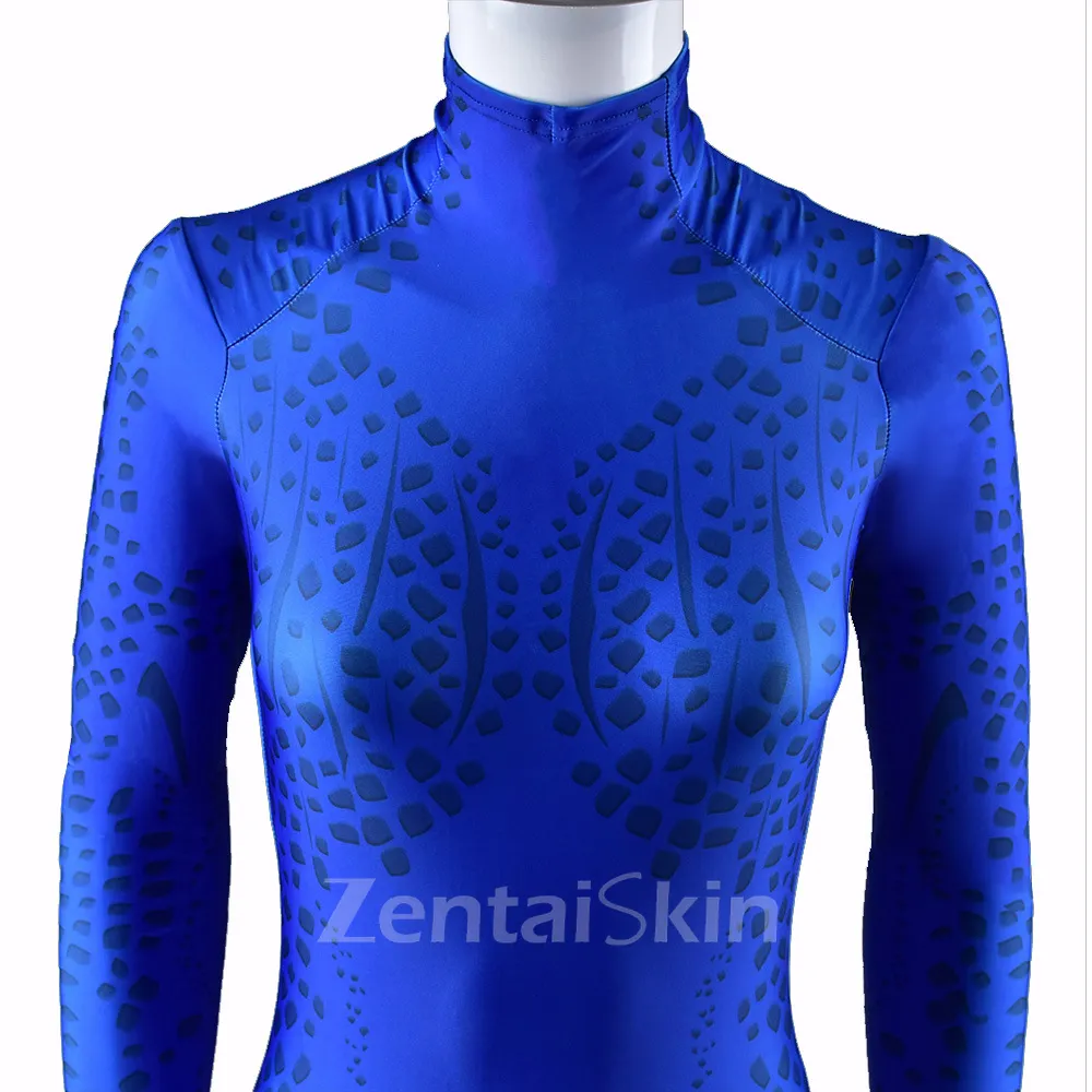 Second Skin Mystique Cosplay Zentai Costume Stage Costumes Cosplay Zentai Costumes Cosplay Zentai Anime Costumes Halloween Costumes