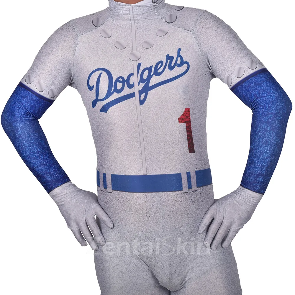Second Skin Rocketman Cosplay Zentai One-piece Tights Stage Play