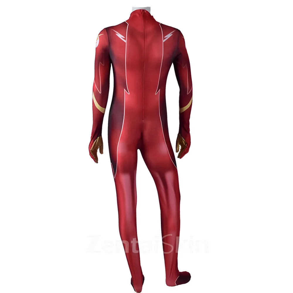 Second Skin the Flash Lightning Female Character Stage Costumes Halloween Cosplay Zentai Costumes
