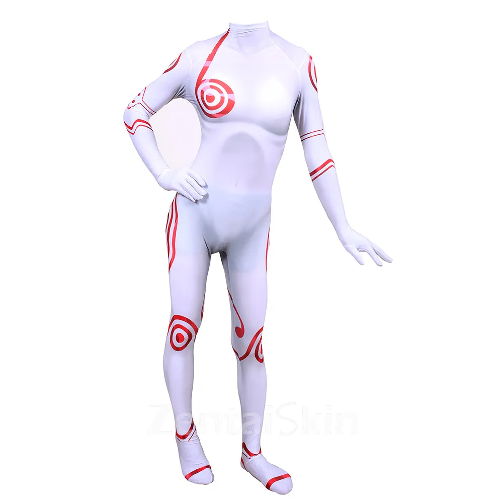 Second Skin Deadman Wonder Land Shiro Cosplay Zentai Costume Cosplay Zentai Costume