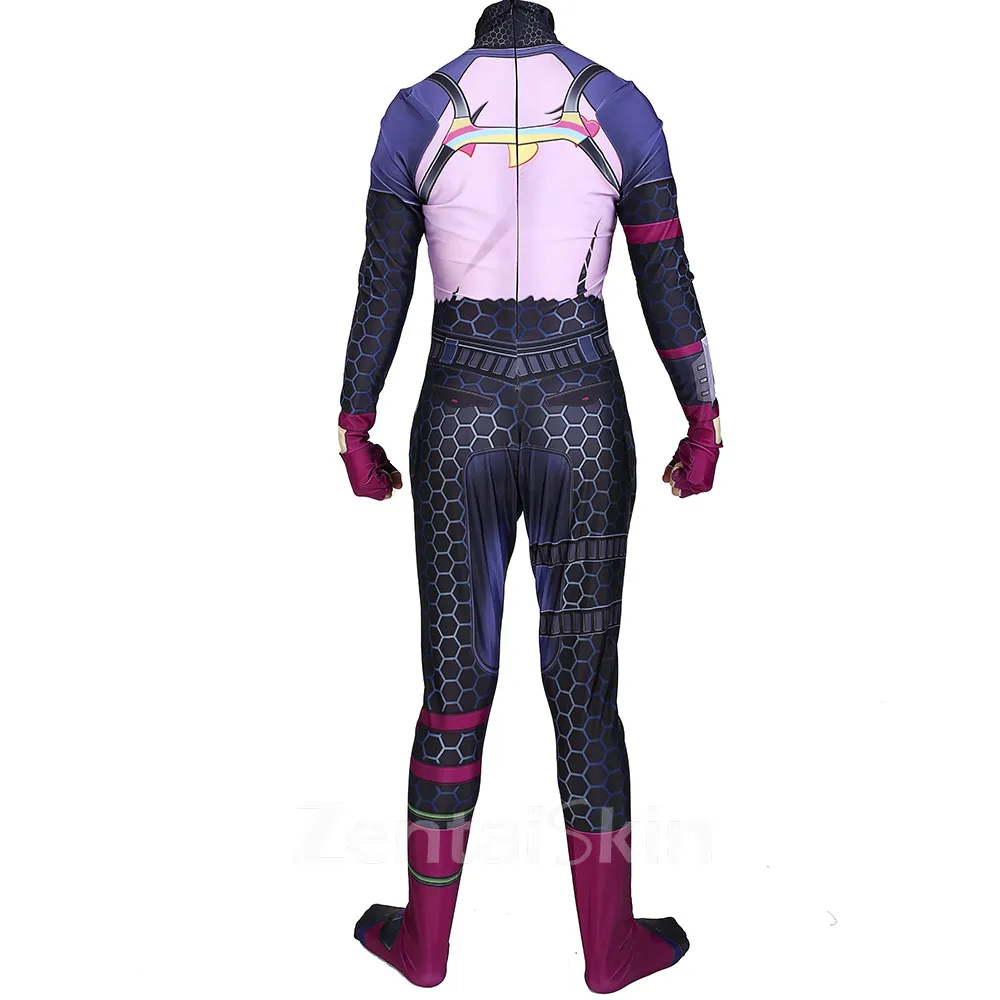 Second Skin Britt Bomber Cosplay Zentai Cosplay Costume Game Costume Stage Costumes Game