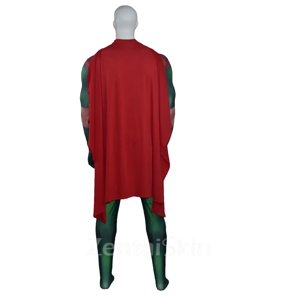 Second Skin Comic Book Hero Robin Cosplay Zentai Costume Show Costumes Cosplay Zentai Halloween Costumes Costumes