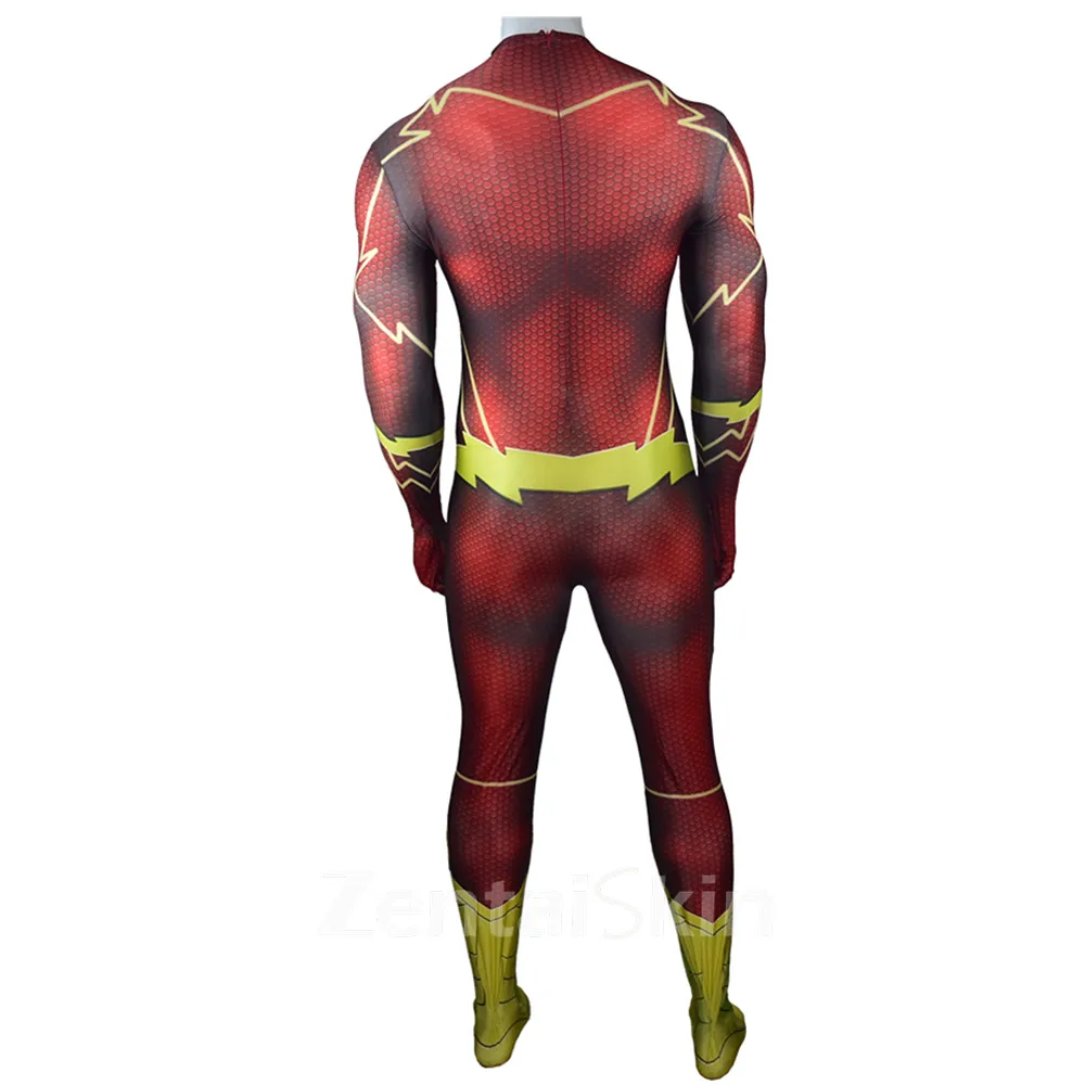 Second Skin DC Flash: the Flash Cosplay Zentai Costume Cosplay Zentai Show Costumes Tights