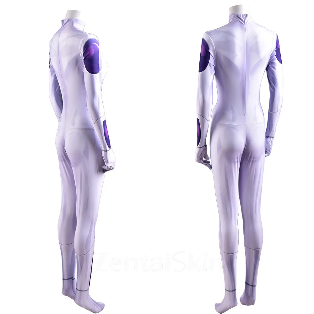 Second Skin Dragon Ball Cosfrieza Cosplay Zentai Costume Cosplay Zentai Bodysuit Tights Women\'s Clothing