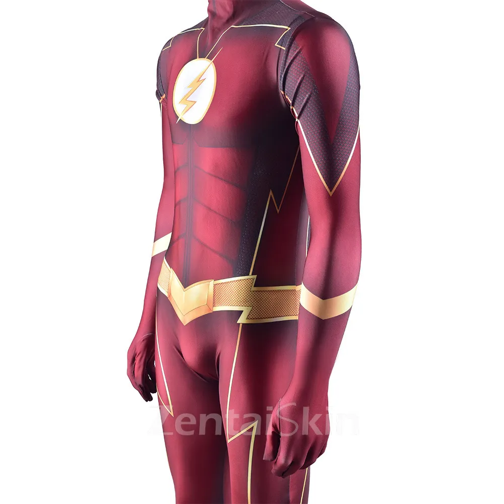 Second Skin the Flash Season 4 the Flash Cosplay Zentai Costume Stage Costumes Cosplay Zentai Costume Anime Show Costumes