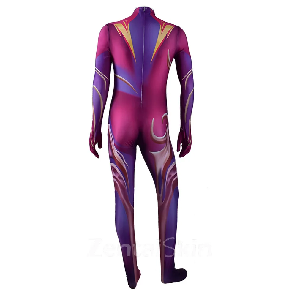 Son of the Stars - Solaka Soraka Nightbringer Skin Cosplay Zentai Anime Costume