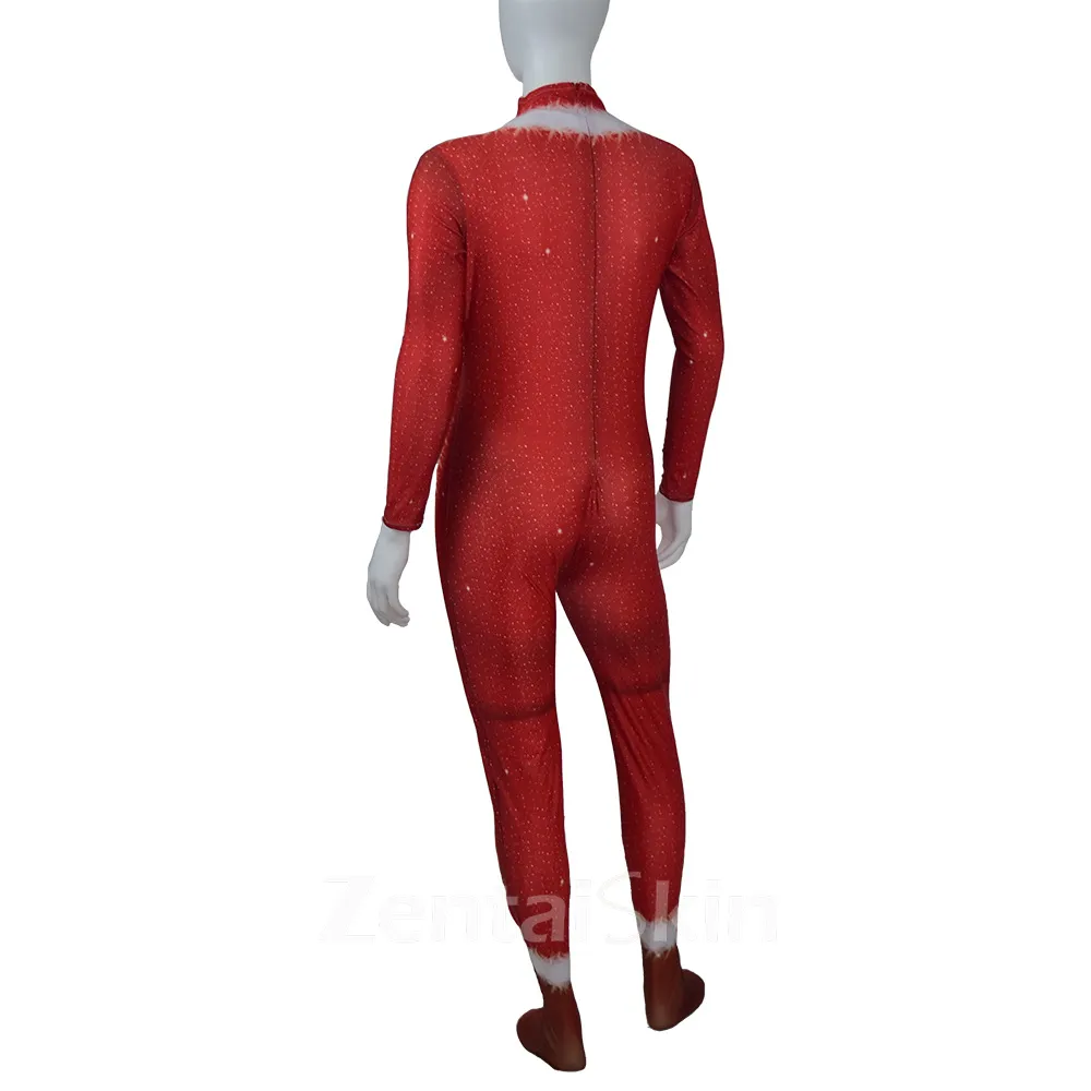 Second Skin Christmas Costumes Christmas Cosplay Zentai Festivals Stage Costumes Show Costumes Christmas Cosplay Zentai Costume Christmas Costumes