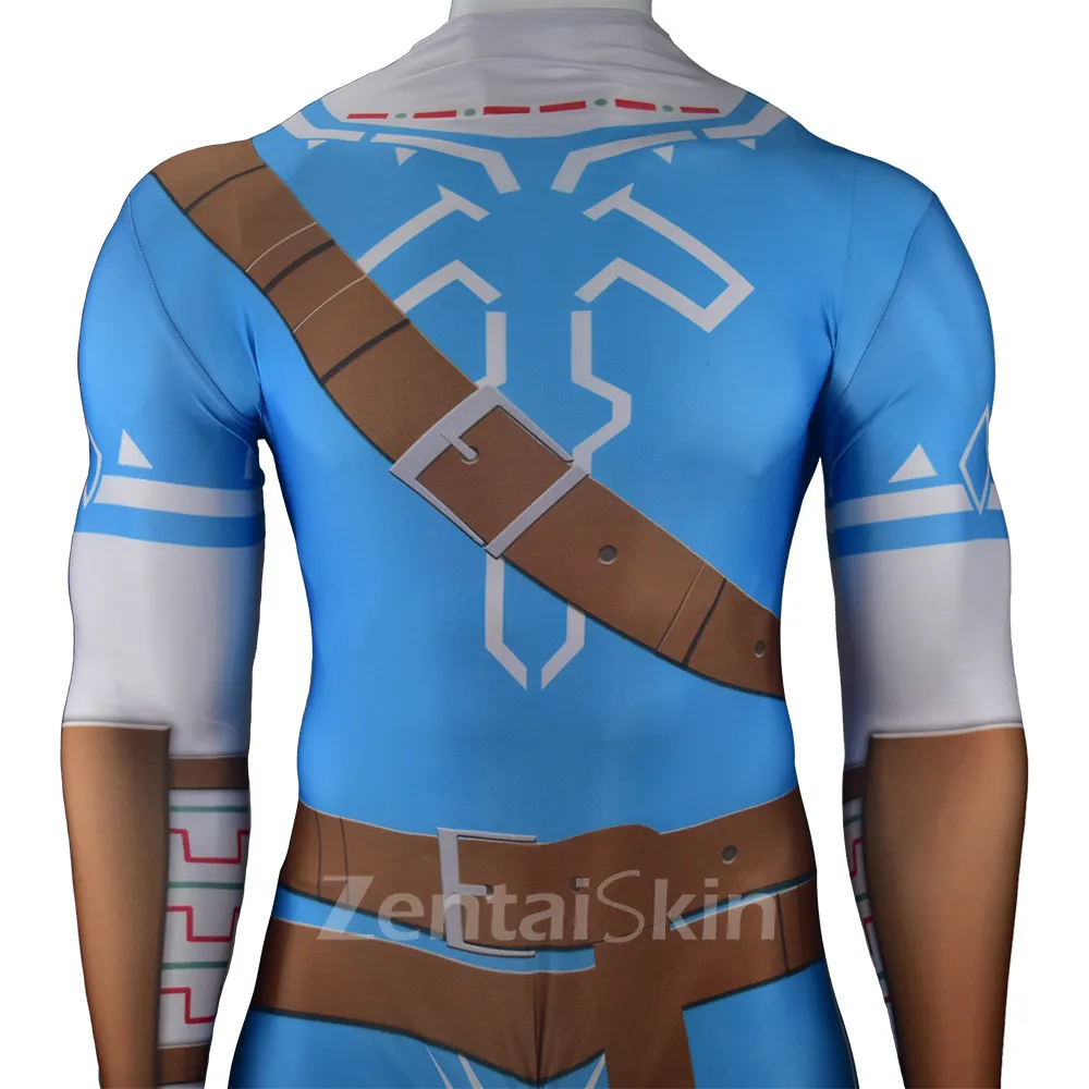 Second Skin the Legend of Zelda: Breath of the Wild Breath of the Wild Cosplay Zentai Costumes Anime Cosplay Zentai Costumes