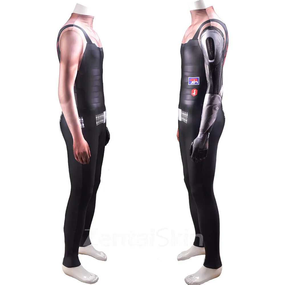 Second Skin Game Cyberpunk Cosplay Zentai Costume Cosplay Zentai Halloween Stage Costumes