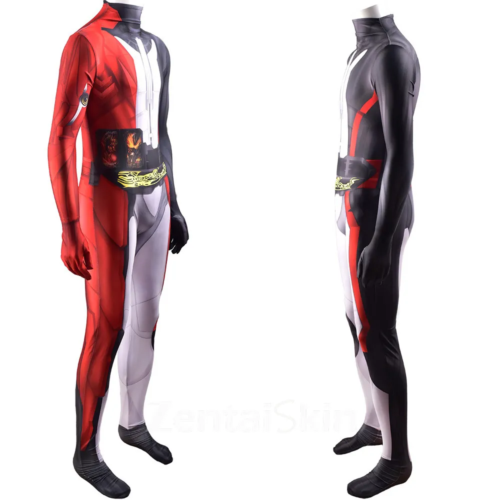 Second Skin Kamen Rider Gotchard Cosplay Zentai Costume Saber Cosplay Zentai Anime Tights