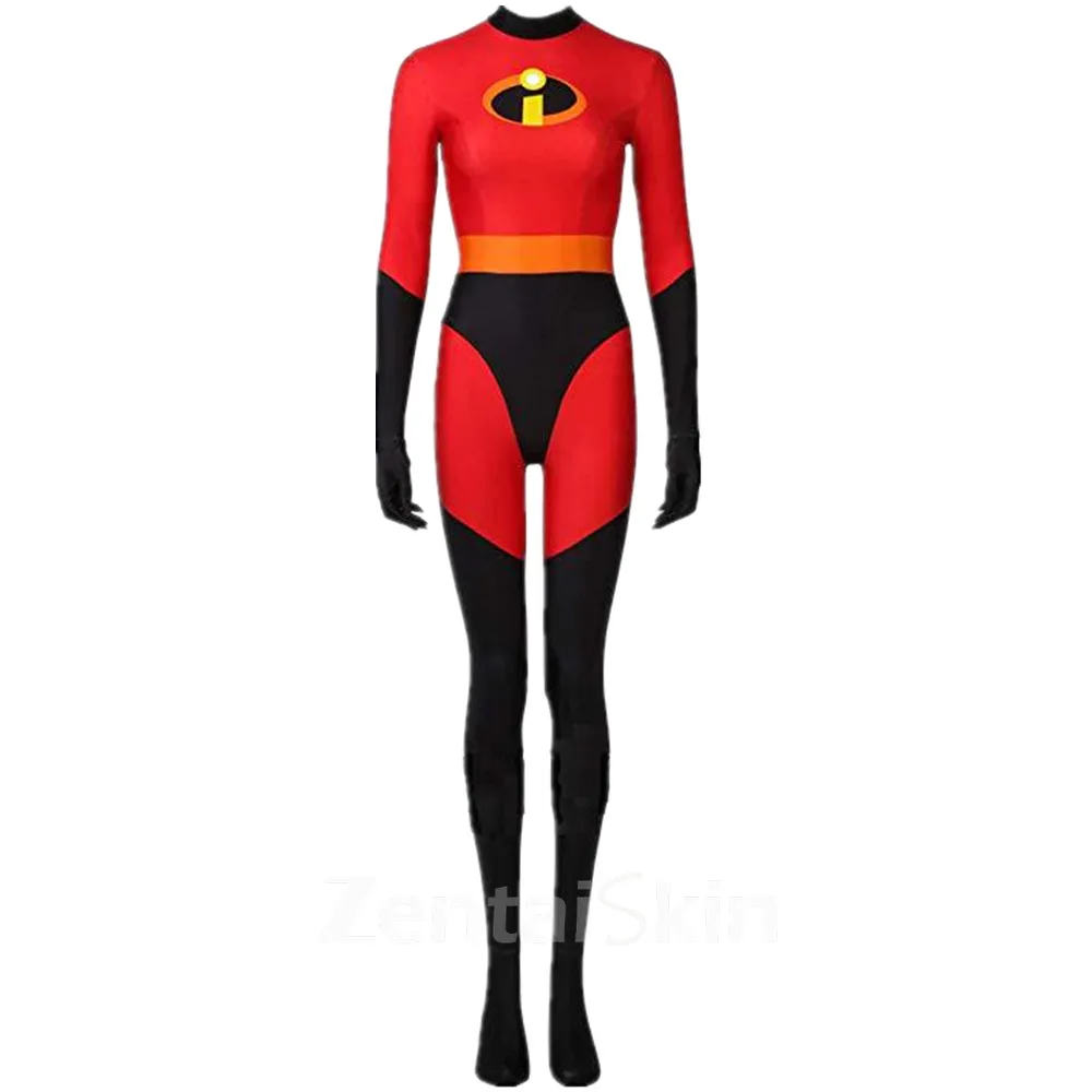 Second Skin Animated Incredibles Cosplay Zentai Anime Costumes Halloween Tights Show Costumes