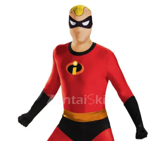 Second Skin Animated Incredibles Cosplay Zentai Anime Costumes Halloween Tights Show Costumes