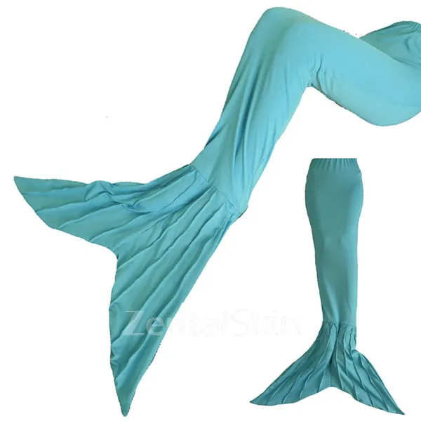 Second Skin Mermaid Tail Lycra Spandex Costume Halloween Costumes