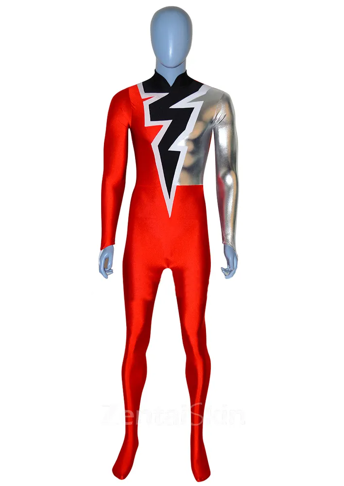 Kishiryu Sentai R Yusoulger Red Cosplay Halloween Costume Spandex Zentai Catsuit Skinsuit Second-skin Clothing