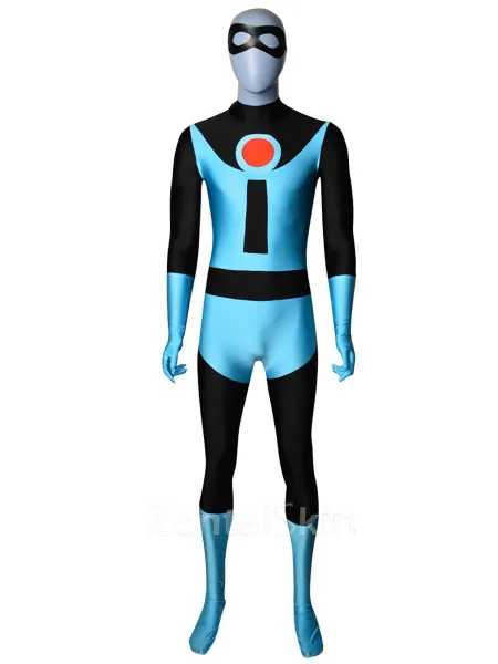 Red Black & Light Blue Lycra Spandex Catsuit Skinsuit Second-skin Clothing Mr Incredibles the Incredibles 2 Bob Parr Superhero Zentai Costume
