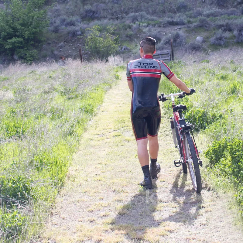 Second Skin Latex Bodysuit Fashion Jerseys with Cod piece