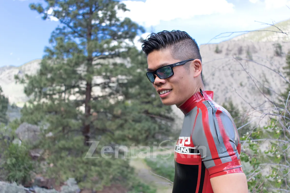 Second Skin Latex Bodysuit Fashion Jerseys with Cod piece