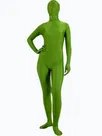 Unicolor Fullbody Dark Green Army Green Spandex Zentai Unitard Second Skin Suit