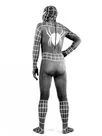White Stripe Black Lycra Spandex Skinsuit Spiderman Zentai Catsuit Second Skin Clothing - Spider Man 3 Costume