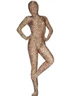 Fullbody Leopard Print Lycra Spandex Skinsuit Morph Animal Second Skin Zentai Suit