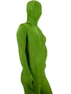 Unicolor Fullbody Dark Green Army Green Spandex Zentai Unitard Second Skin Suit