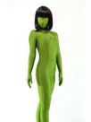 Top Unicolor Fullbody Army Green Lycra Spandex Morph Zentai Unisex Zentai Unitard Second Skin Suit