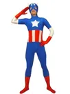 Captain America Superhero Zentai Catsuit Zentai Skinsuit Second Skin Clothing Captain America Superhero Zentai Catsuit Zentai Skinsuit Second Skin Clothing