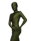Unicolor Fullbody Army Green Lycra Spandex Morph Unitard Second Skin Zentai Unitard Second Skin Suit