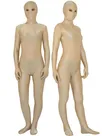 Half Transparent Lycra Spandex Unitard Second Skin Zentai Flesh Unisex Zentai