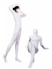 Superior Unicolor Fullbody White Lycra Spandex Morph Zentai Unisex Zentai Unitard Second Skin Suit Superior Unicolor Fullbody White Lycra Spandex Morph Zentai Unisex Zentai Unitard Second Skin Suit