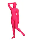 Rose Color Lycra Spandex Morph Unitard Second Skin Zentai Unitard Second Skin Suit
