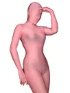 Unusual Top Cool Unicolor Fullbody Pink Spandex Zentai Unitard Second Skin Suit Unusual Top Cool Unicolor Fullbody Pink Spandex Zentai Unitard Second Skin Suit