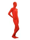 Red Lycra Silk Unisex Zentai Unitard Second Skin Suit Red Lycra Silk Unisex Zentai Unitard Second Skin Suit