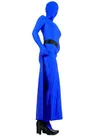 Skirt Style Blue Lycra Spandex Second Skin Zentai Unisex Zentai Dress