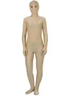 Half Transparent Lycra Spandex Unitard Second Skin Zentai Flesh Unisex Zentai