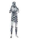 White Black Dot Lycra Spandex Unitard Second Skin Zentai Unisex Zentai Suit Holiday Costume White Black Dot Lycra Spandex Unitard Second Skin Zentai Unisex Zentai Suit Holiday Costume