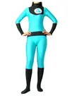 Fantastic 4 Blue and Black Lycra Spandex Skinsuit Unisex Tights Superhero Zentai Catsuit Second Skin Clothing