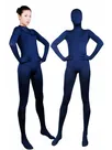 Purplish Blue Lycra Spandex Morph Zentai Unisex Zentai Unitard Second Skin Suit