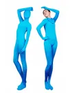 Lake Blue Lycra Spandex Morph Zentai Unisex Zentai Unitard Second Skin Suit