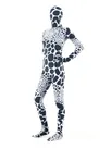 White Black Dot Lycra Spandex Unitard Second Skin Zentai Unisex Zentai Suit Holiday Costume White Black Dot Lycra Spandex Unitard Second Skin Zentai Unisex Zentai Suit Holiday Costume