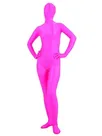 Fuchsia Spandex Unisex Zentai Unitard Second Skin Suit Fuchsia Spandex Unisex Zentai Unitard Second Skin Suit