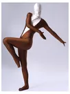 Coffee Lycra Spandex Unitard Second Skin Zentai Female Zentai Suit Coffee Lycra Spandex Unitard Second Skin Zentai Female Zentai Suit