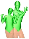 Half Length Green Lycra Spandex Morph Zentai Unisex Leotard Catsuit Unitard Second Skin Clothing Half Length Green Lycra Spandex Morph Zentai Unisex Leotard Catsuit Unitard Second Skin Clothing