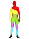Multicolor Lycra Spandex Skinsuit Unisex Superhero Zentai Catsuit Second Skin Clothing Holiday Costume