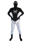 Black and White Spideman Lycra Spandex Skinsuit Second Skin Superhero Zentai Catsuit Black and White Spideman Lycra Spandex Skinsuit Second Skin Superhero Zentai Catsuit