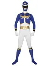 Blue and White Tensou Sentai Goseiger Power Ranger Costumes Lycra Costume Superhero Zentai Catsuit Zentai Skinsuit Second Skin Clothing Blue and White Tensou Sentai Goseiger Power Ranger Costumes Lycra Costume Superhero Zentai Catsuit Zentai Skinsuit Second Skin Clothing
