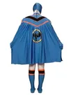 Blue Mahou Sentai Magiranger Costume Lycra Spandex Skinsuit Super Hero Superhero Zentai Catsuit Second Skin Clothing